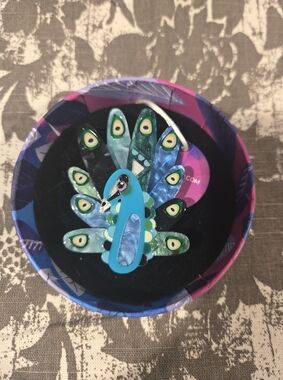Erstwilder x Pete Cromer The Picturesque Peacock 🦚 Brooch
